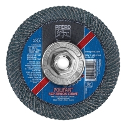 6INX5/8-11 POLIFAN CURVE FLAP DISC SGP,