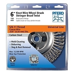 4IN PSF STRINGER BEAD KNOT WHEEL .020 SS
