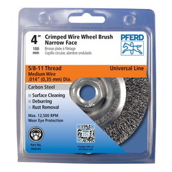 4IN PSF CRIMPED WHEEL - NARROW FACE .014