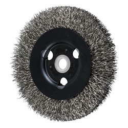 4IN CRIMPED WIRE WHEEL - NARROW FACE