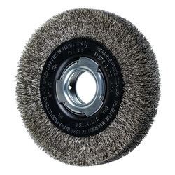 6IN CRIMPED WIRE WHEEL - MED FACE .010