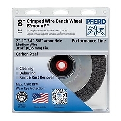 POP 8IN EZMOUNT WIRE WHEEL .014 CS 5/8,