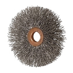 3IN TUBE CENTER WIRE WHEEL .014 SS WIRE,