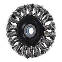 3IN STANDARD TWIST KNOT WHEEL .012 SS