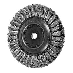 6IN STANDARD TWIST KNOT WHEEL .016 SS