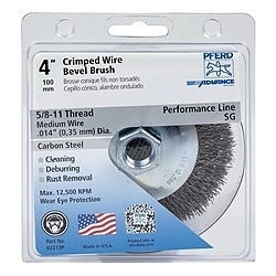POP 4IN CRIMPED MINI BEVEL BRUSH .014 CS