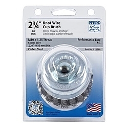 POP 2-3/4 KNOT WIRE CUP BRUSH .020 CS
