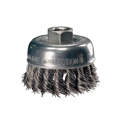 POP 2-3/4 KNOT WIRE CUP BRUSH .014 SS