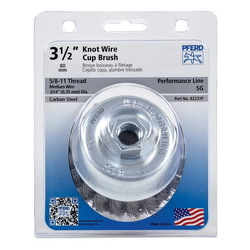 POP 3-1/2 KNOT WIRE CUP BRUSH .014 CS