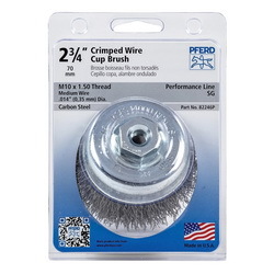 POP 2-3/4 CRIMPED WIRE CUP BRUSH .014 CS
