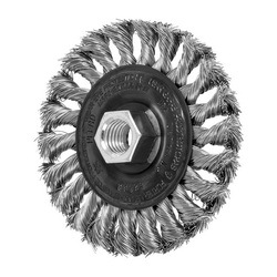 4IN STANDARD TWIST KNOT WHEEL .014 SS