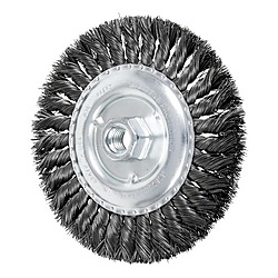 6IN STANDARD TWIST KNOT WHEEL .016 CS