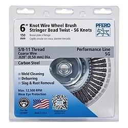 P.O.P 6IN STRINGER BEAD KNOT WHEEL .020