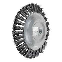 7IN KNOT WIRE BEVEL BRUSH .020 CS 5/8-11