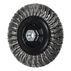 6IN STANDARD TWIST KNOT WHEEL .016 SS