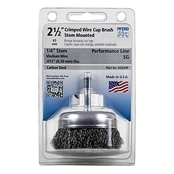 POP 2-1/2 CRIMPED SHANK MTD CUP BRUSH