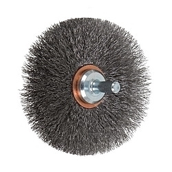 3IN CRIMPED WIRE WHEEL BRUSH .006 CS
