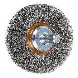 2IN CRIMPED SHANK MTD WHEEL BRUSH .008