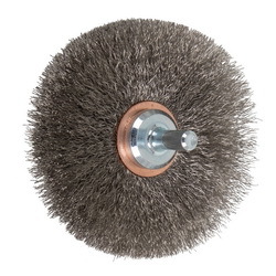 3IN CRIMPED WIRE WHEEL BRUSH .006 SS