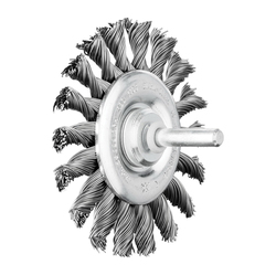 3IN SHANK MTD KNOT WHEEL BRUSH .020 CS