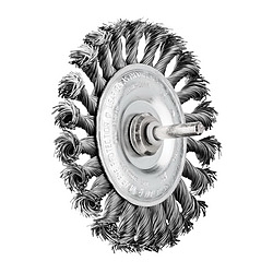 4IN SHANK MTD KNOT WHEEL BRUSH .020 CS