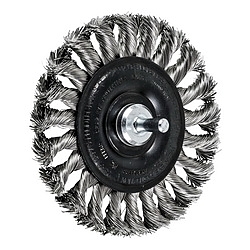 4IN SHANK MTD KNOT WHEEL BRUSH .014 SS
