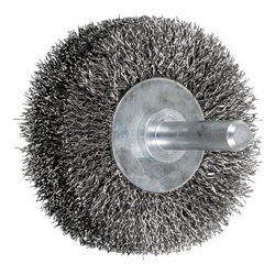 2IN CRIMPED SHANK MTD WHEEL BRUSH .008