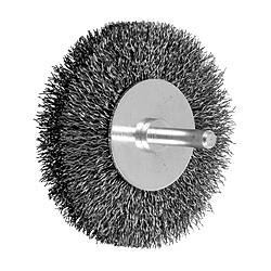 3IN CRIMPED SHANK MTD WHEEL BRUSH .012
