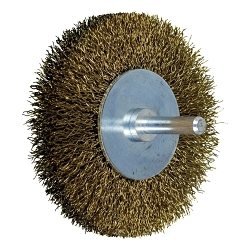 3IN CRIMPED SHANK MTD WHEEL BRUSH .012