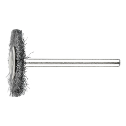 3/4 MINIATURE MTD WHEEL BRUSH .003 CS