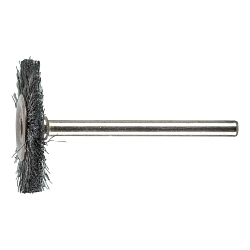 1IN MINIATURE MTD WHEEL BRUSH .005 CS