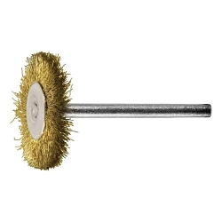 1IN MINIATURE MTD WHEEL BRUSH .003