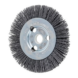 4IN M-BRAD NFHD WHEEL BRUSH 5/8-1/2AH,