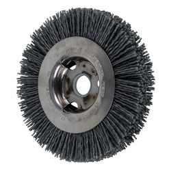 4IN M-BRAD WF WHEEL BRUSH 5/8AH, .040