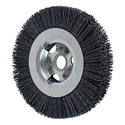 4IN M-BRAD WF WHEEL BRUSH 5/8AH, .022
