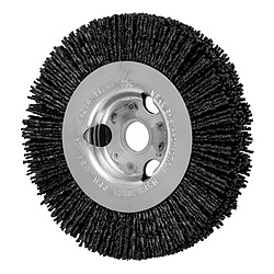 4IN M-BRAD WF WHEEL BRUSH 5/8AH, .040