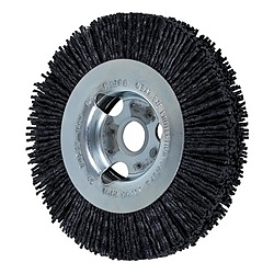 4IN M-BRAD WF WHEEL BRUSH 5/8AH, .040