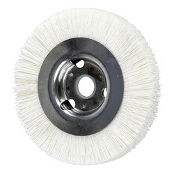 4IN M-BRAD WF WHEEL BRUSH 5/8AH, .022