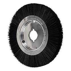 8IN NARROW FACE WHEEL BRUSH .016 NYLON