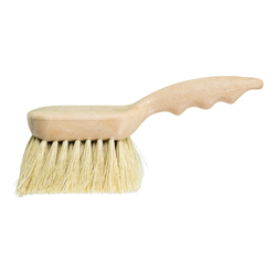 SHORT HANDLE FENDER BRUSH WHT TAMPICO