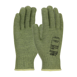 LG GRN KEVLAR ACP 7GA SEAMLSS KNIT GLOVE