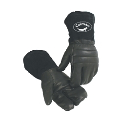 LG BLK CAIMAN GLOVE GOATSKIN SNOWMOBILE