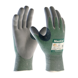 XS MAXICUT3, GRN 15G ENG YARN GLOVE