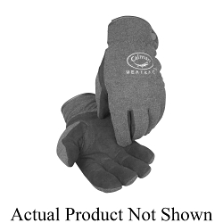 4XSM DEER SPLIT LEATHER PALM GLOVE W/