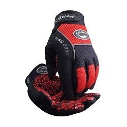 2XL RED CAIMAN GLOVE SYNTH LEATHER