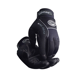 LG CAIMAN GLOVE BLK GOAT GRAIN PALM MESH