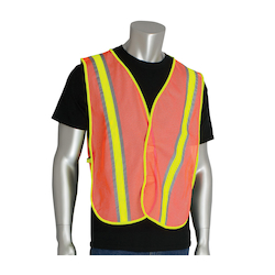 ONESIZE HI-VIS ORG NON-ANSI MESH VEST