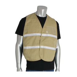 2XL/3XL NON-ANSI IC VEST, TAN,