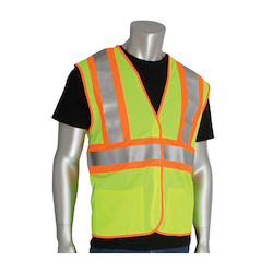 2XL/3XL HI-VIS YEL CLS2 MESH VEST
