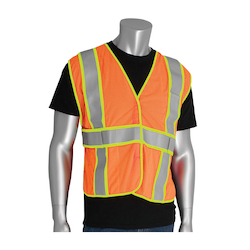 ONEIZE HI-VIS ORG CLS2 MESH VEST